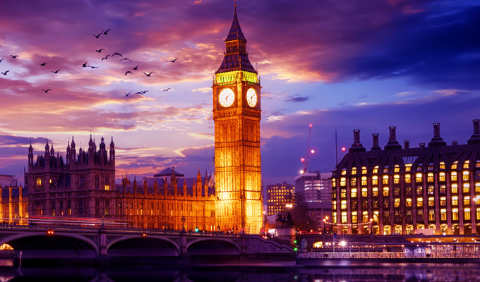 London cityscape with Big Ben